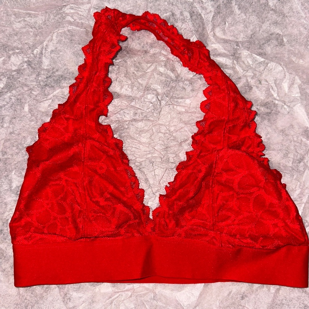 PINK - sexy red bralette